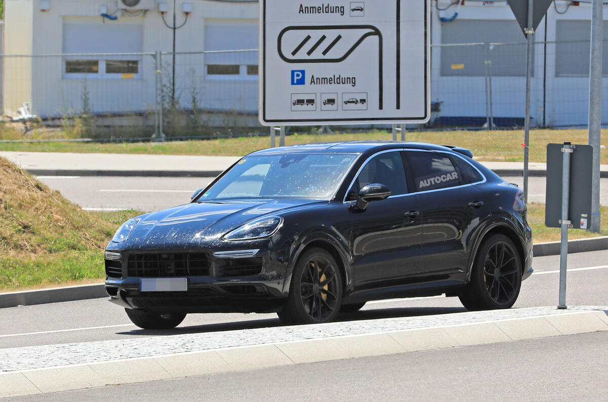 Porsche Cayenne coupé: first pictures of 2019 BMW X6 rival