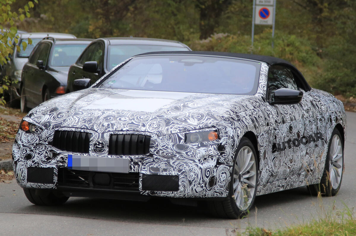 BMW 8 Series spotted in development