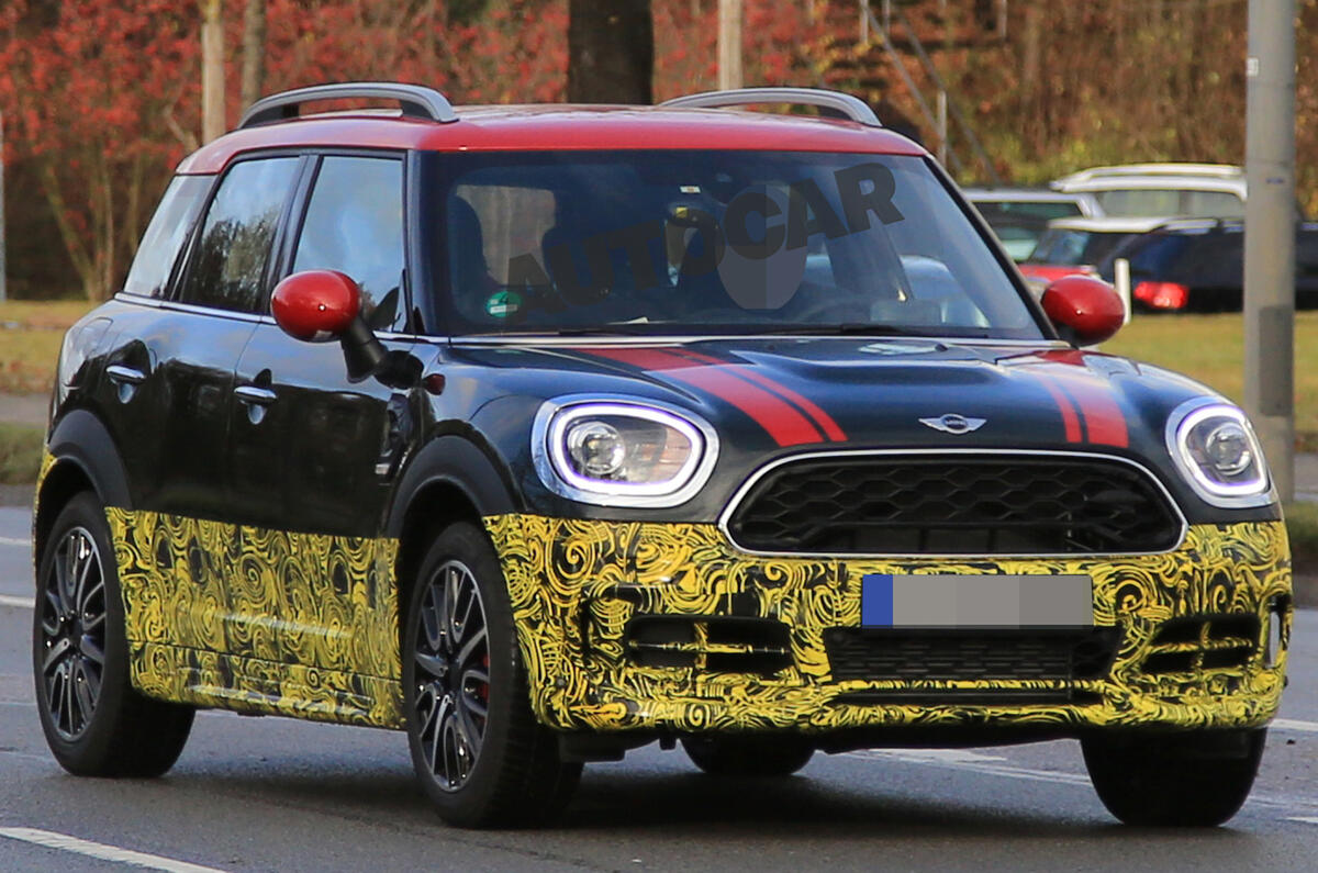 2017 Mini Countryman Jcw New Spy Pictures Autocar