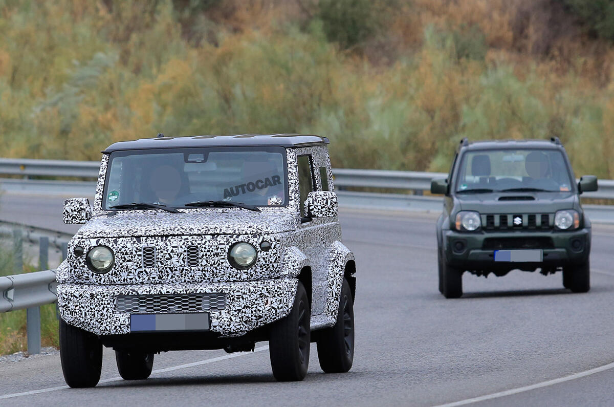 Next Suzuki Jimny spotted testing in run-up to Tokyo reveal