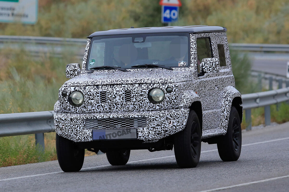 Next Suzuki Jimny spotted testing in run-up to Tokyo reveal