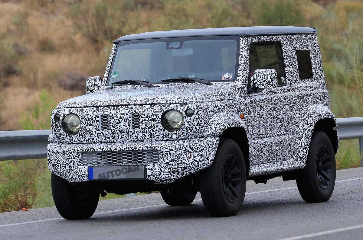 Next Suzuki Jimny spotted testing in run-up to Tokyo reveal