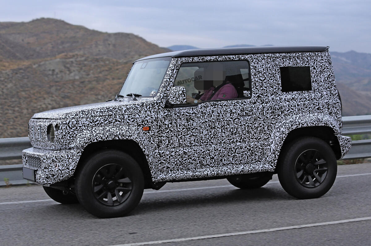 Next Suzuki Jimny spotted testing in run-up to Tokyo reveal