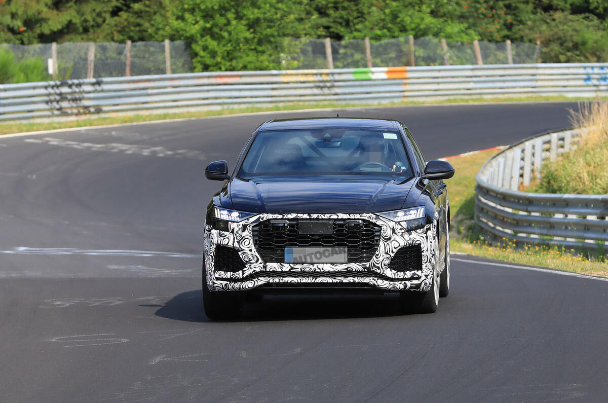 2019 Audi Rs Q8 New Pictures Of 670bhp Hybrid V8 Suv Autocar