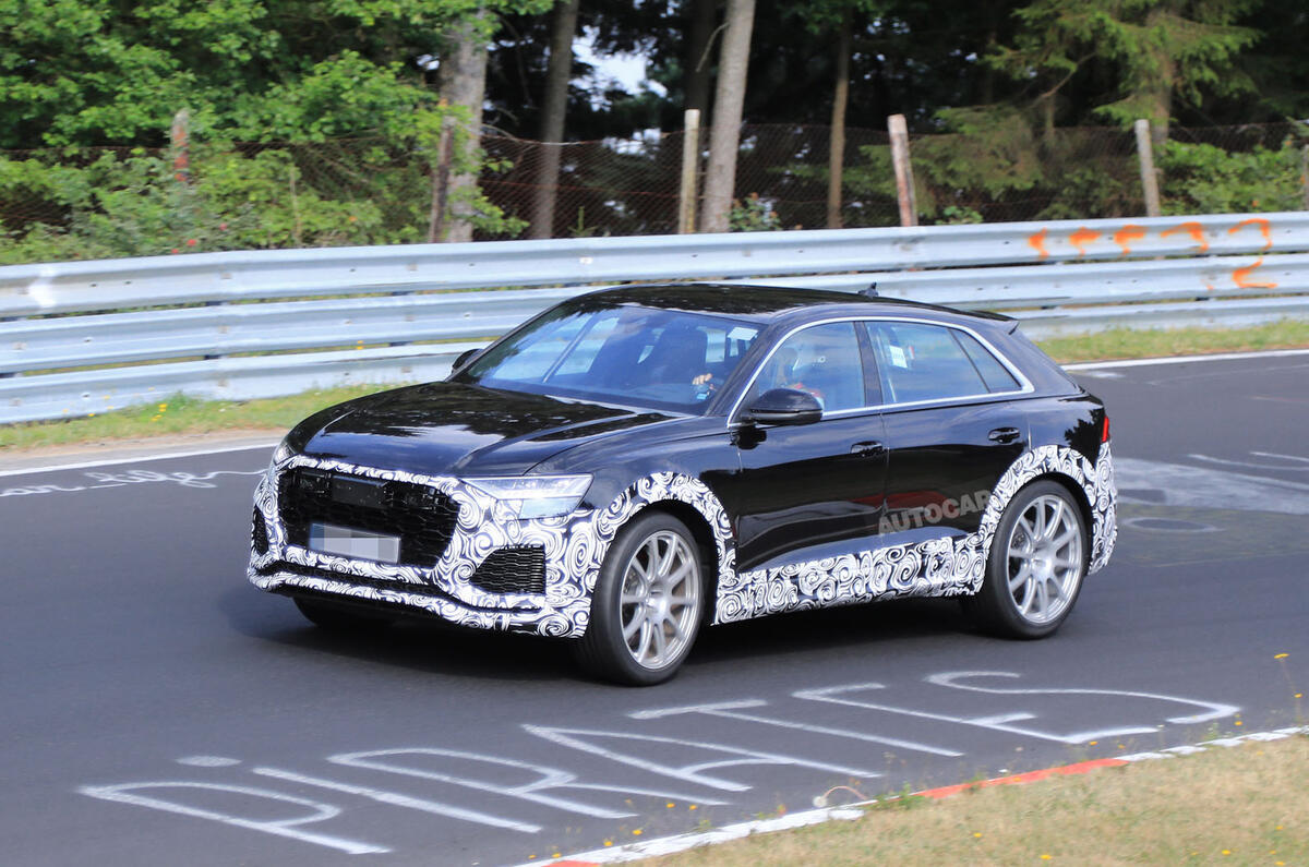 2019 Audi Rs Q8 New Pictures Of 670bhp Hybrid V8 Suv