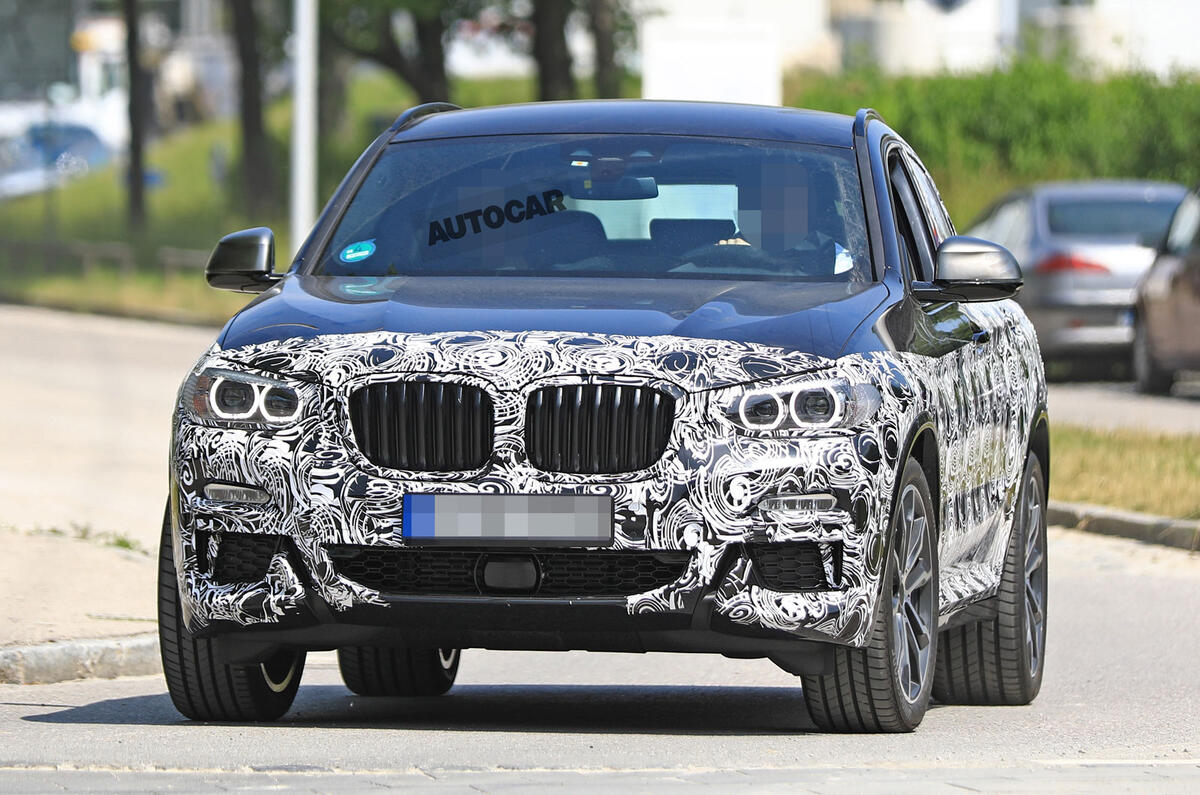 Bmw X4 Spotted In Hot M40i Form Ahead Of 2018 Launch Autocar