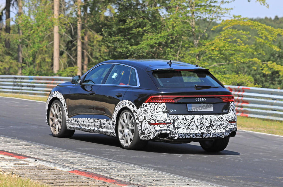 2019 Audi Rs Q8 New Pictures Of 670bhp Hybrid V8 Suv Autocar