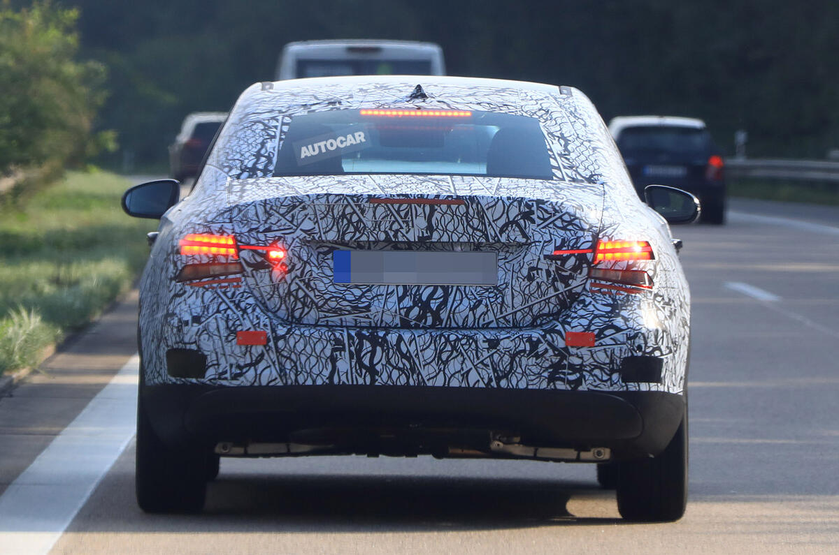 Mercedes-Benz A-Class saloon tests on public roads for the first time