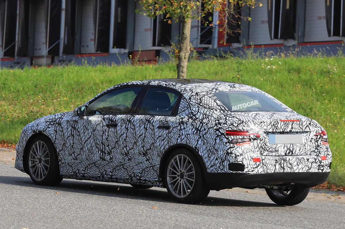 Mercedes-Benz A-Class saloon tests on public roads for the first time