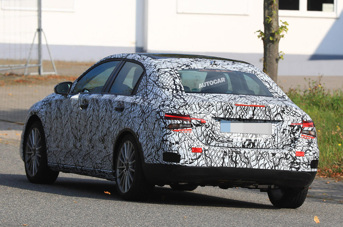 Mercedes-Benz A-Class saloon tests on public roads for the first time