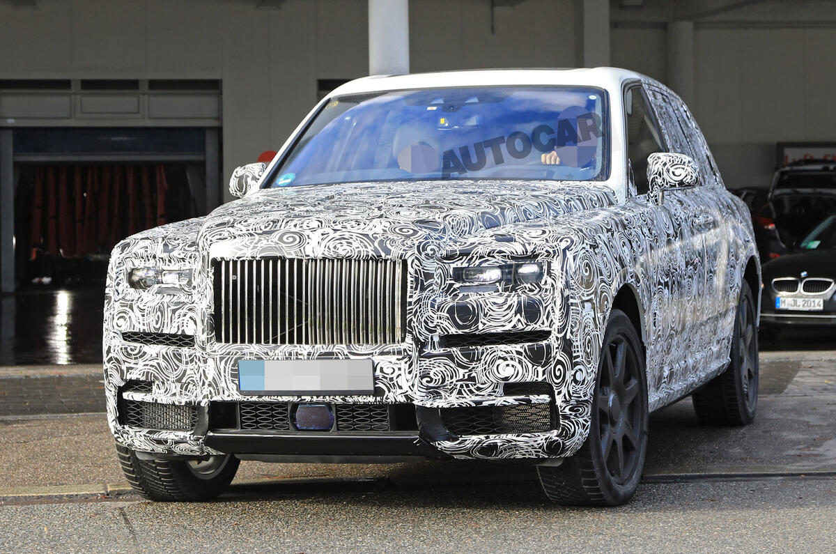 Rolls-Royce Cullinan SUV on course to rival Bentayga in 2018