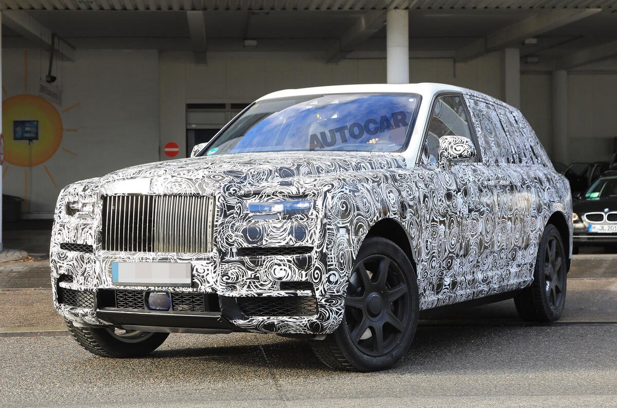 Rolls-Royce Cullinan SUV on course to rival Bentayga in 2018