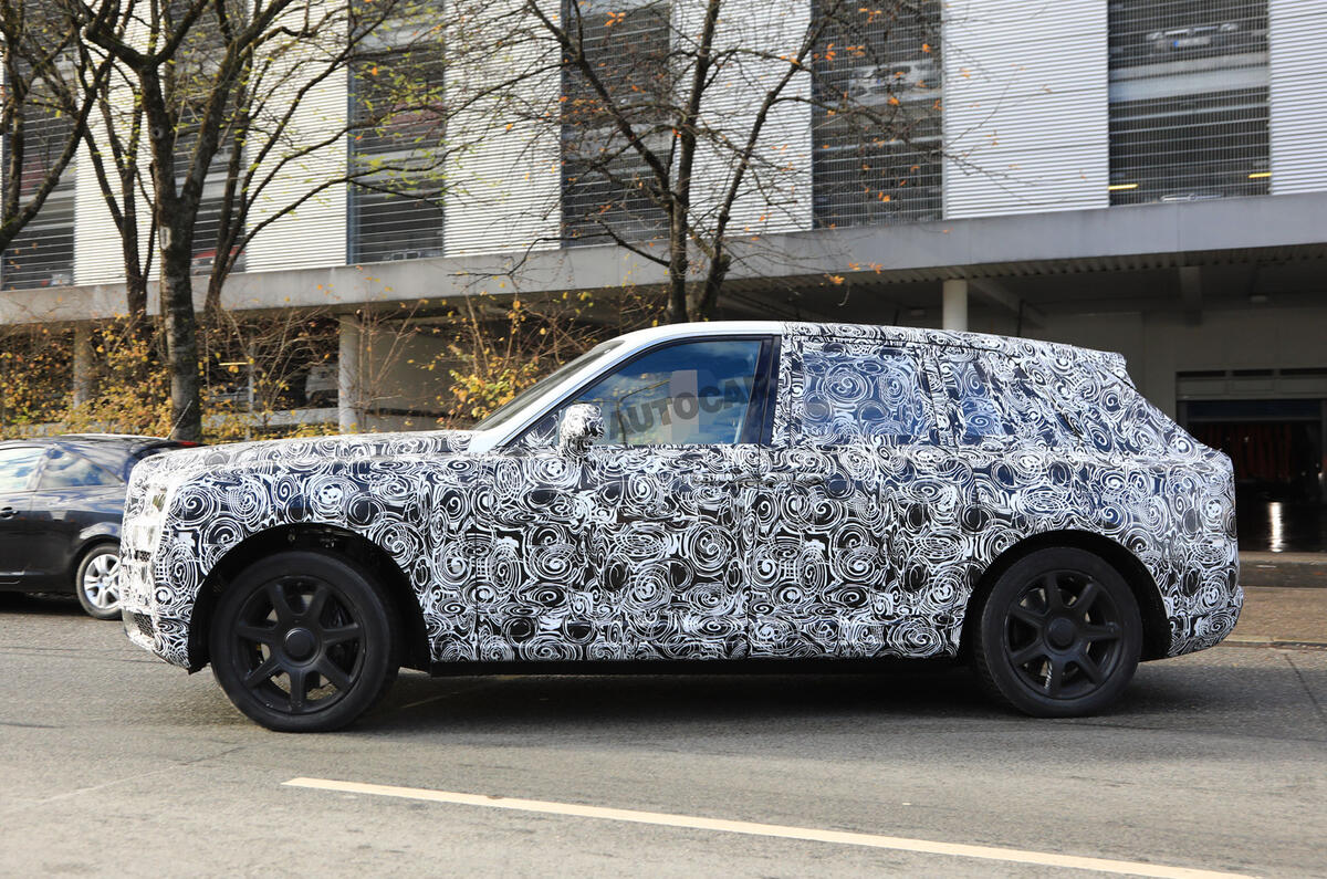 Rolls-Royce Cullinan SUV on course to rival Bentayga in 2018