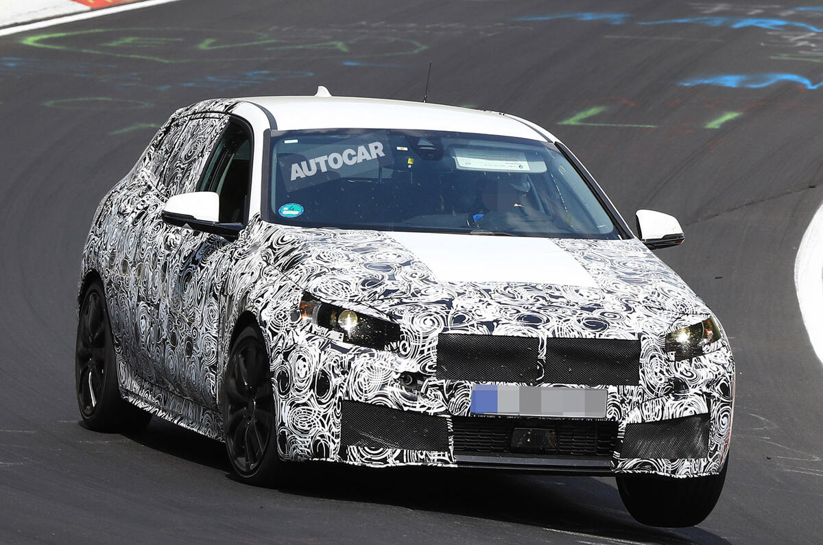 Hot BMW 1 Series tests at the Nürburgring