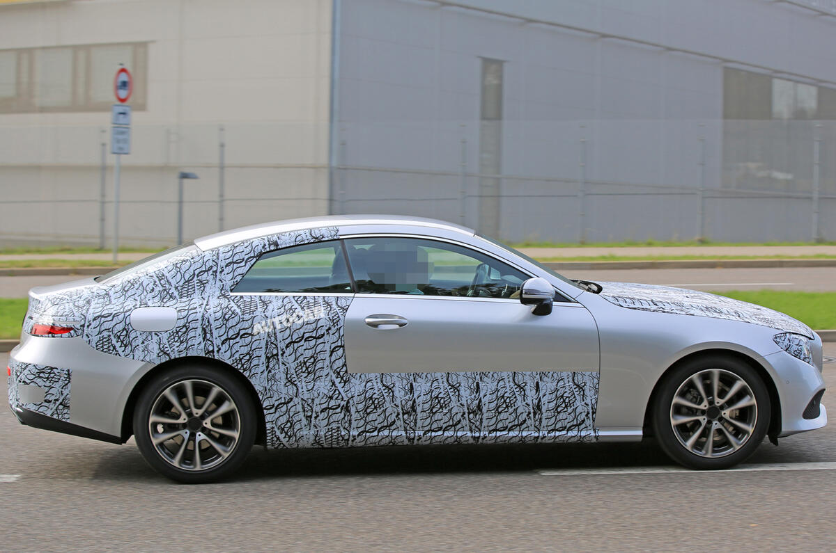 New Mercedes-Benz E-Class Coupé - latest spy pictures