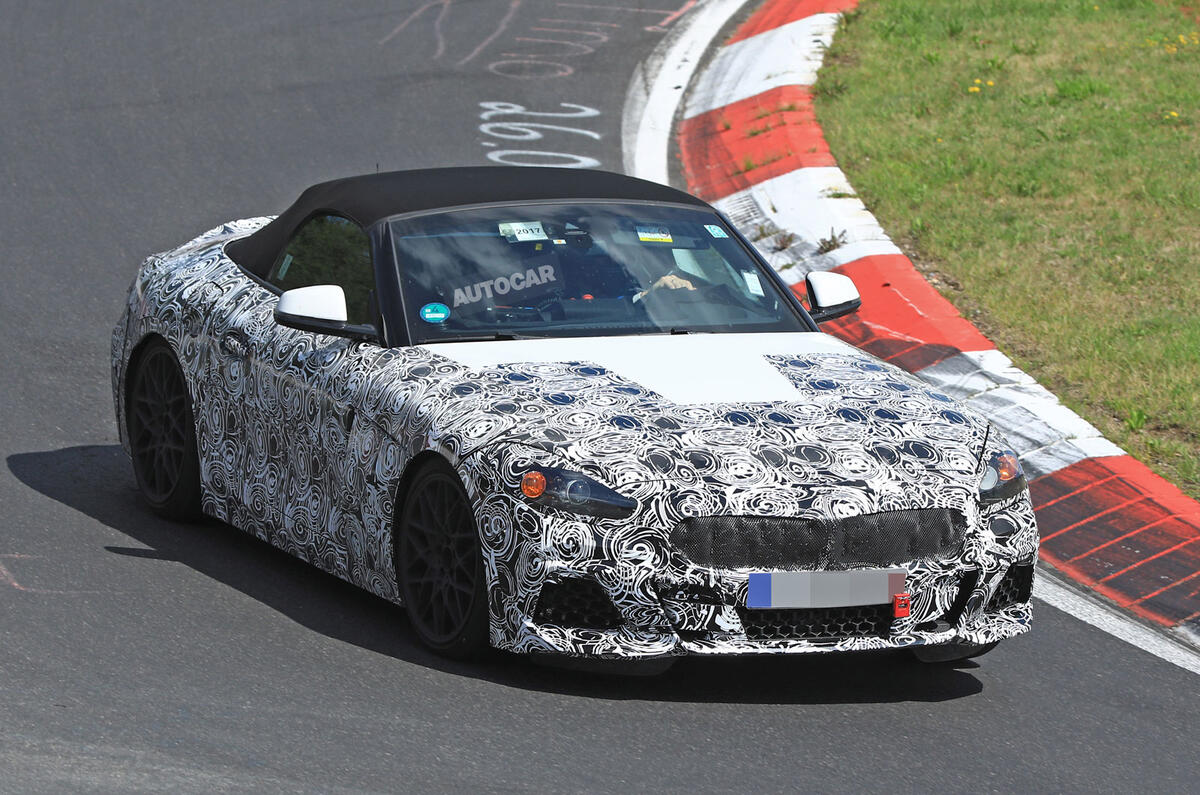 2018 BMW Z4 spotted testing flat-out at Nürburgring