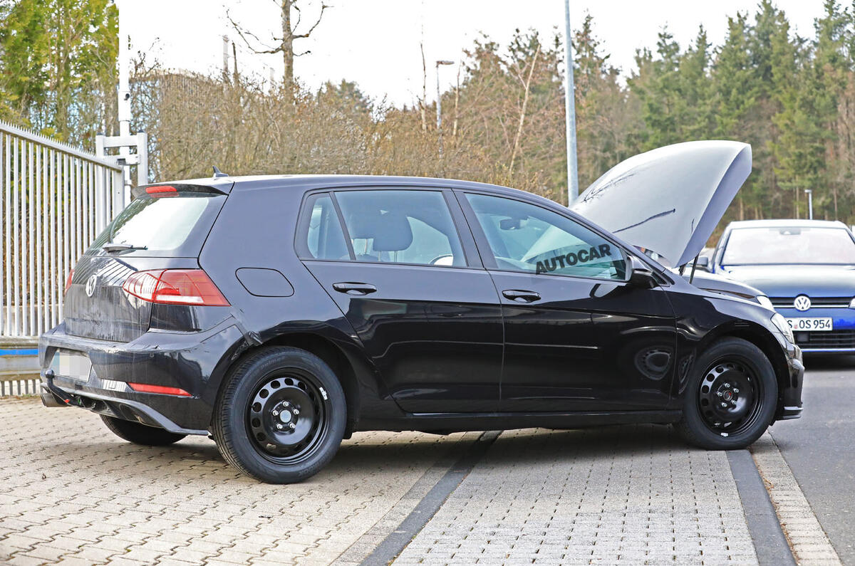 2019 Volkswagen Golf Mk8 First Pictures Of Mule Show New