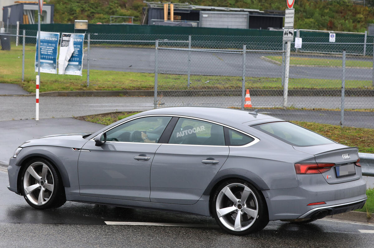 444bhp Twin Turbo V6 Powered Audi Rs5 Sportback Seen Testing Autocar