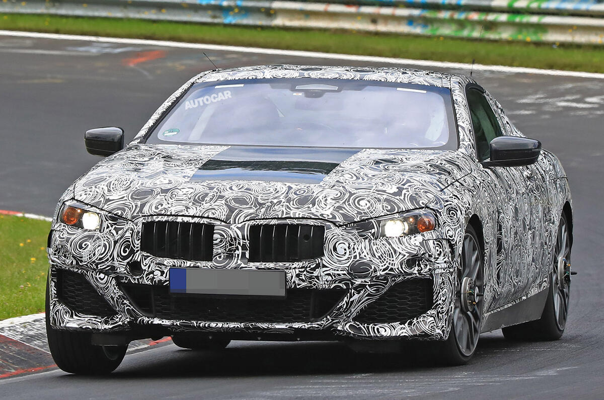 BMW 8 Series test car offers clearest glimpse of coupé design