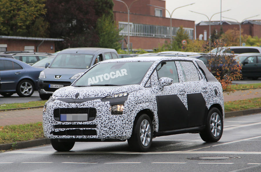 2017 Citroën C3 Picasso spotted testing 