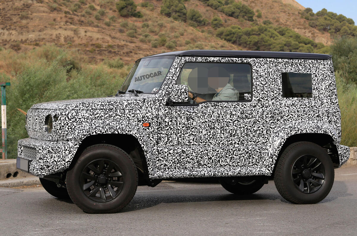 Next Suzuki Jimny spotted testing in run-up to Tokyo reveal