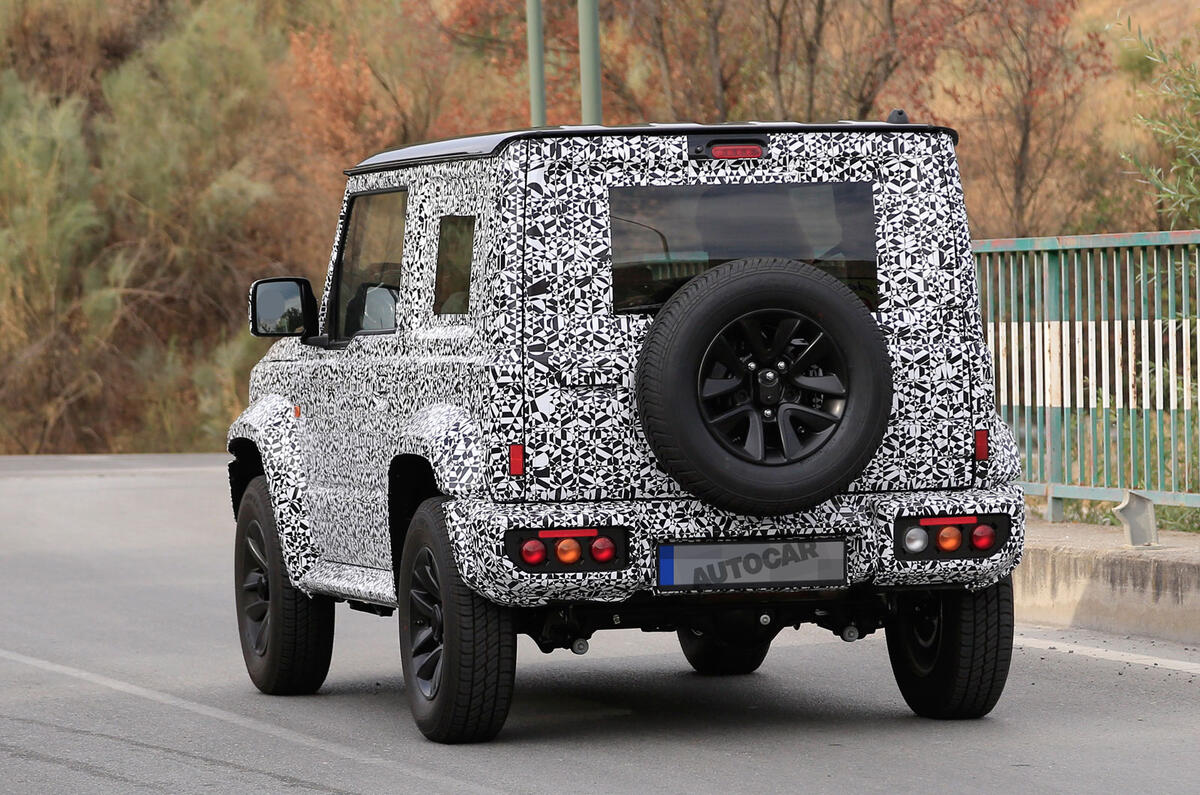 Next Suzuki Jimny spotted testing in run-up to Tokyo reveal