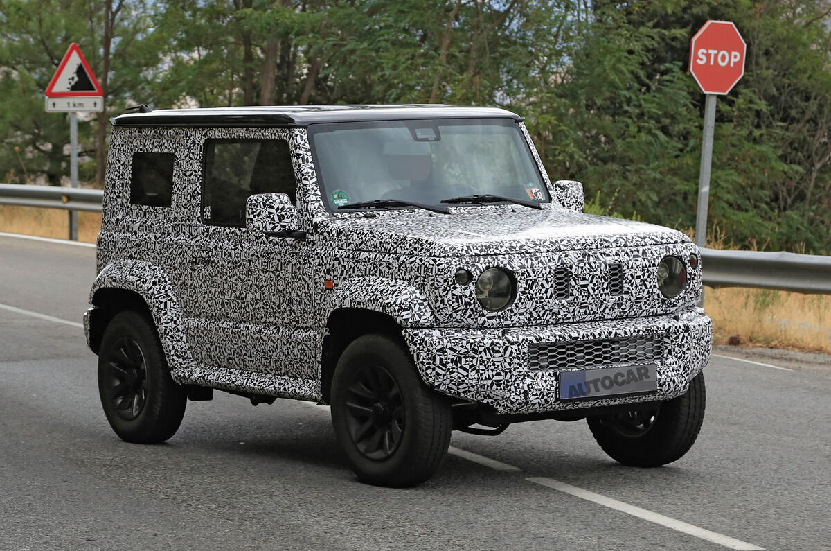 Next Suzuki Jimny spotted testing in run-up to Tokyo reveal