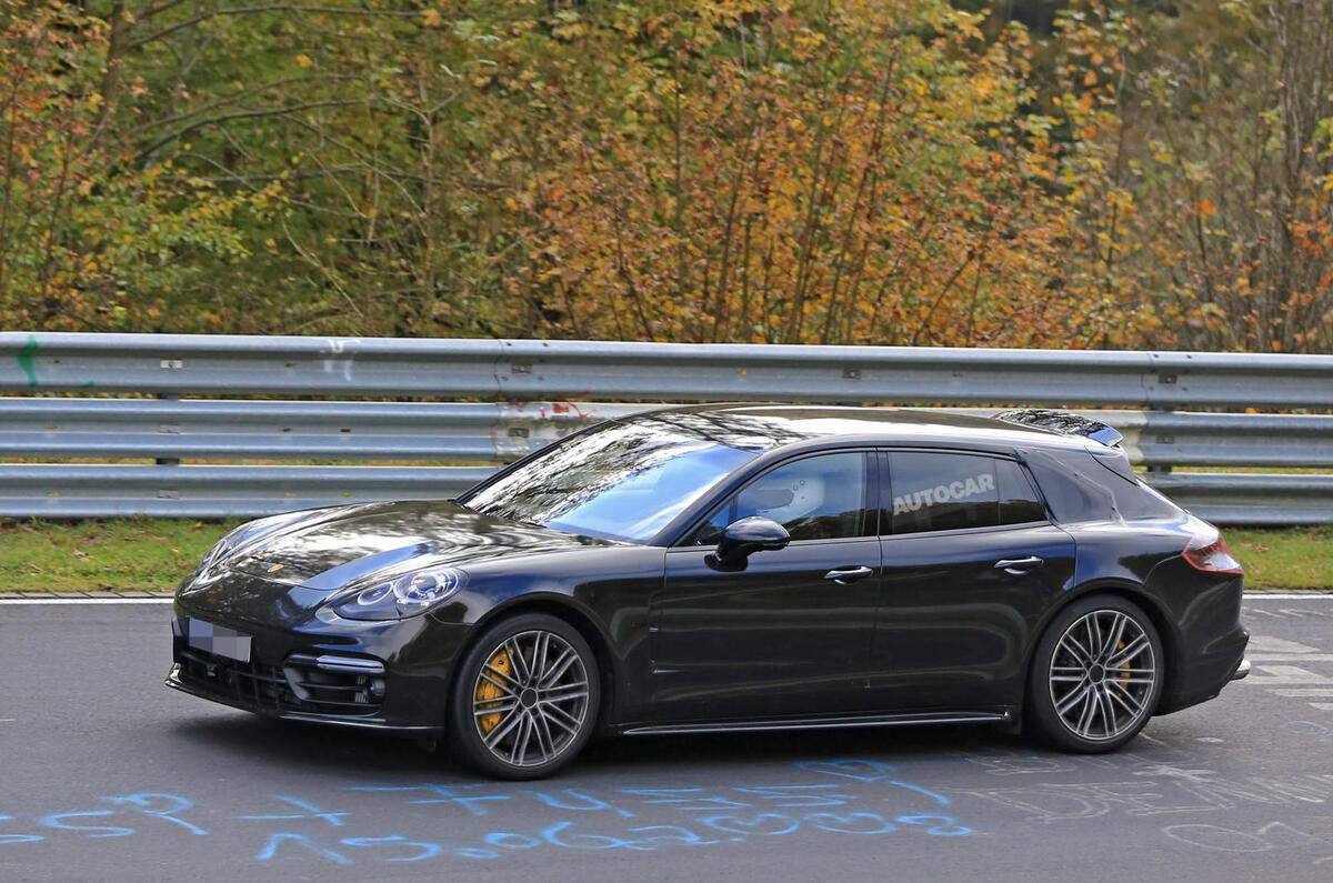 2017 Porsche Panamera Sport Turismo Spotted At The Nurburgring Autocar