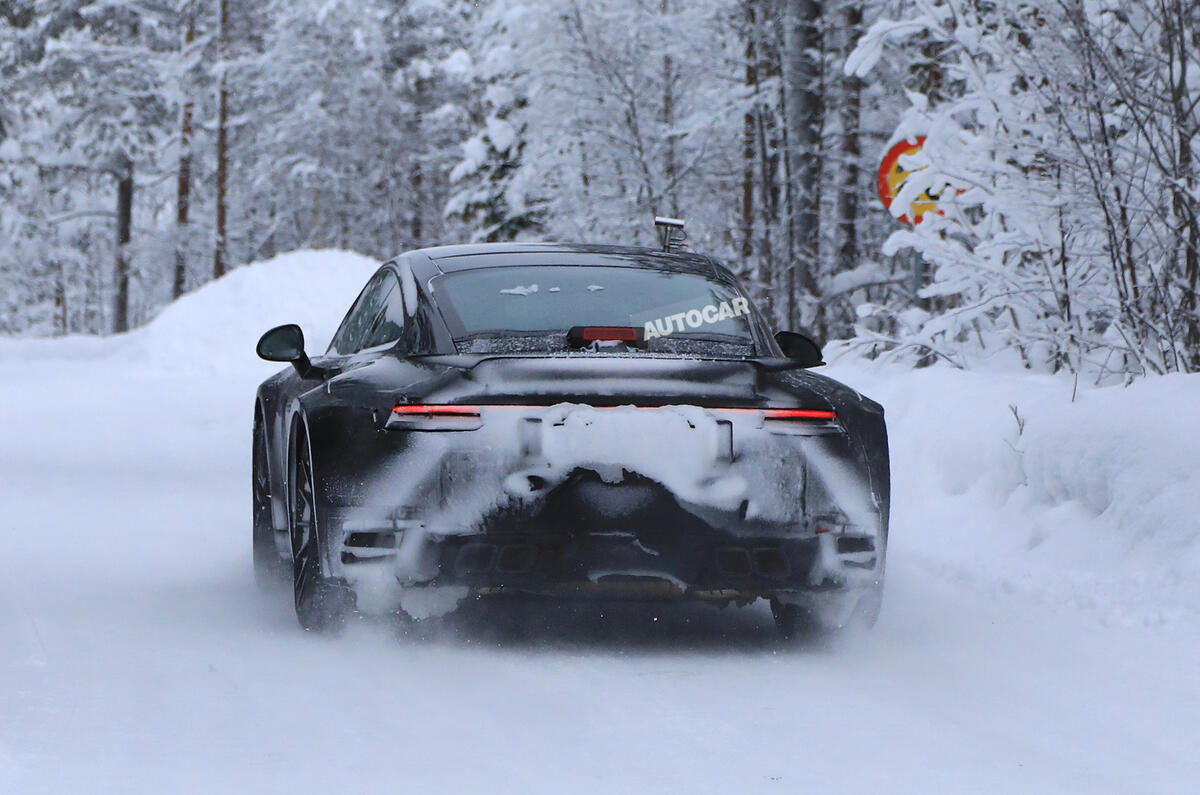 2019 Porsche 911: new pics of 630bhp Turbo S