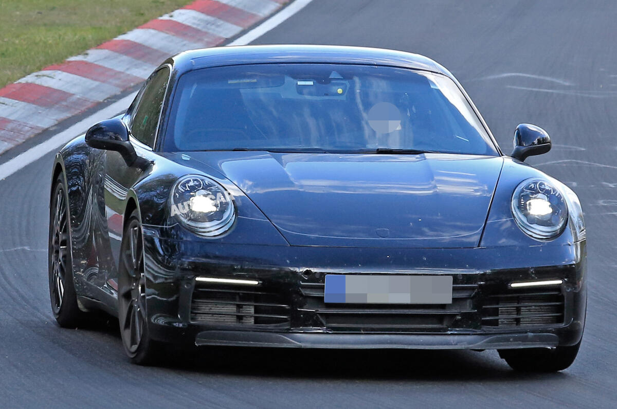 Next Porsche 911 spotted testing at Nürburgring