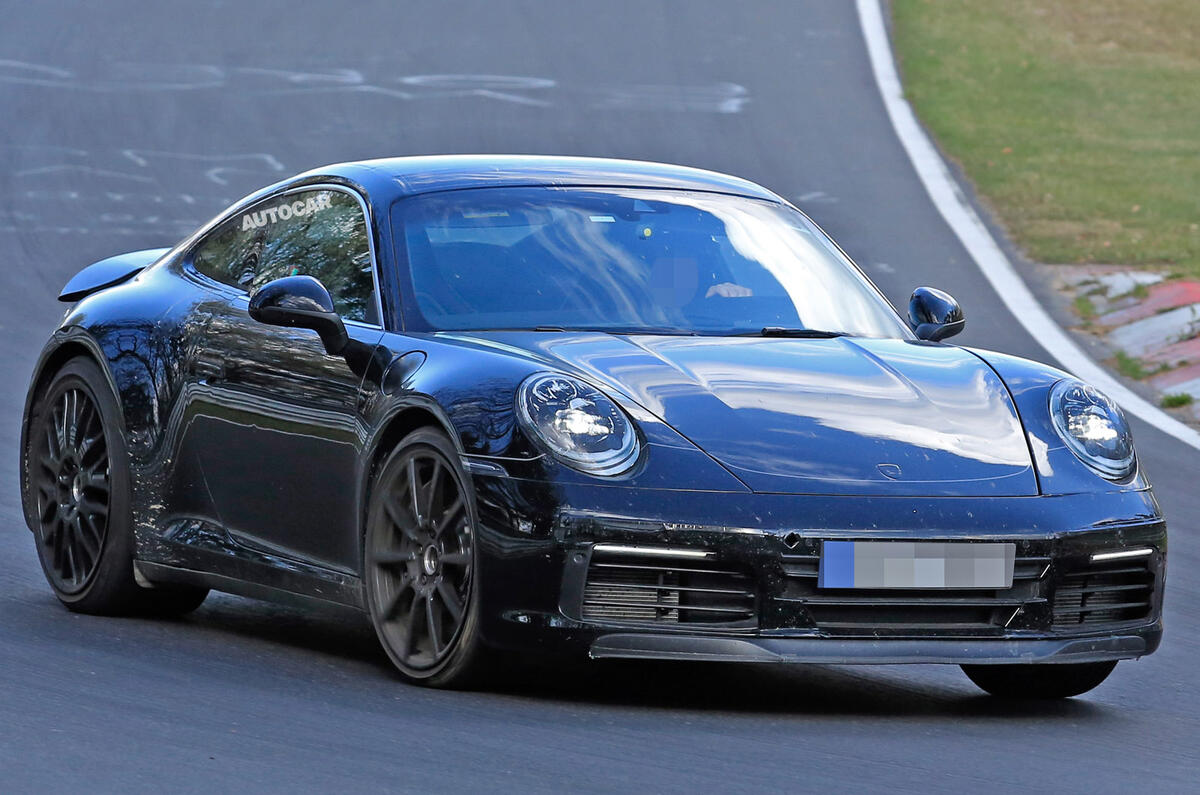 Next Porsche 911 spotted testing at Nürburgring