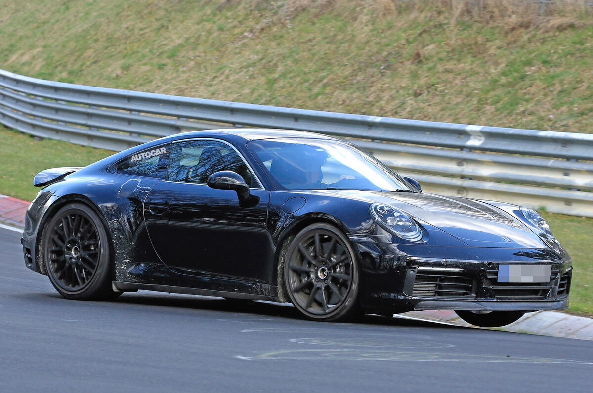 Next Porsche 911 spotted testing at Nürburgring