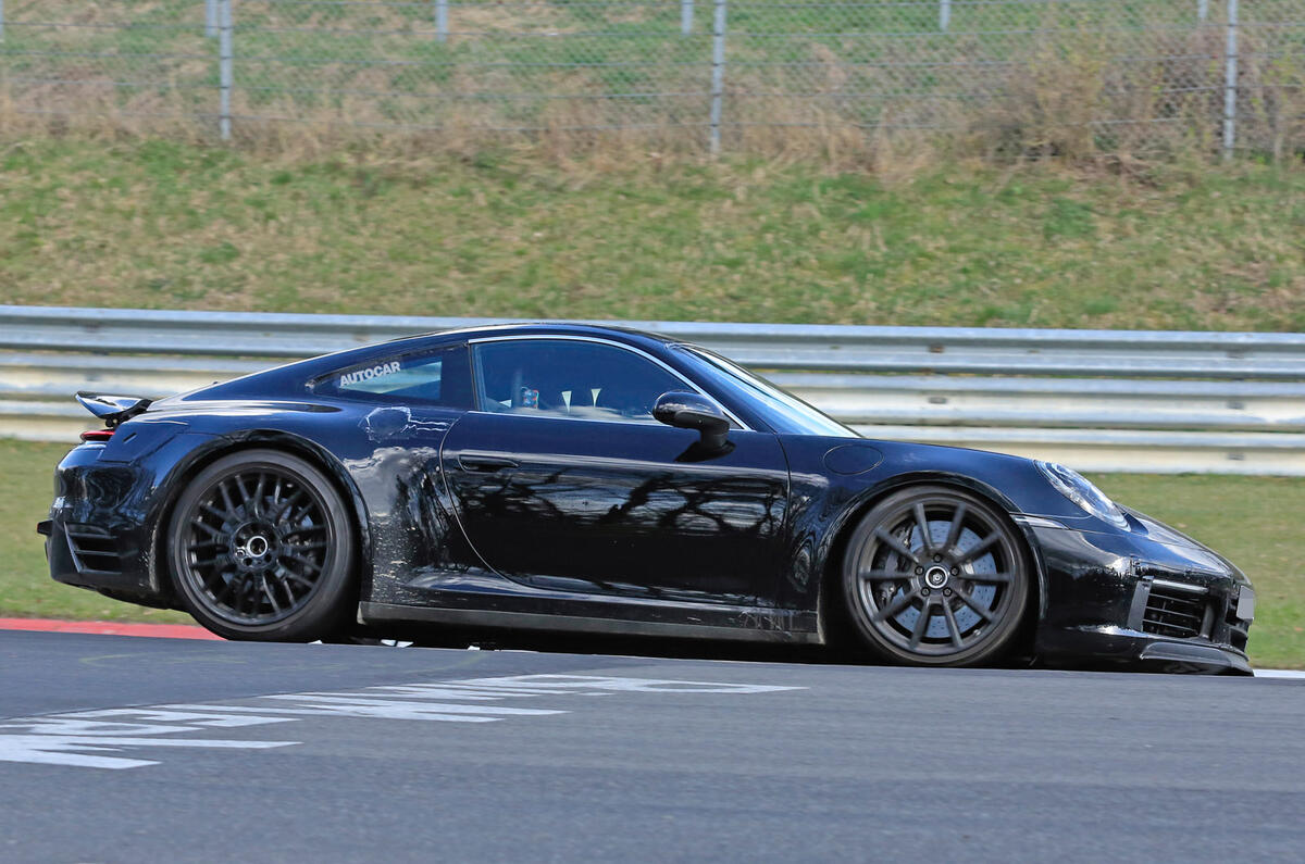 Next Porsche 911 spotted testing at Nürburgring