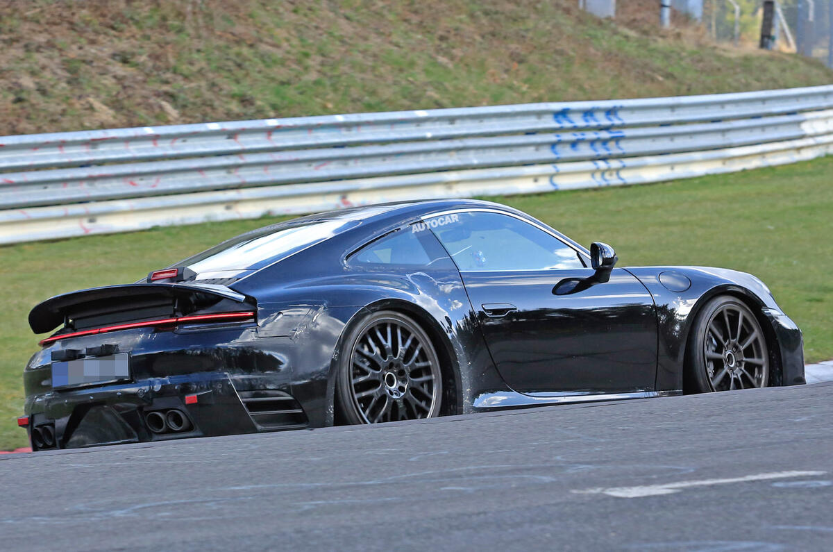 Next Porsche 911 spotted testing at Nürburgring