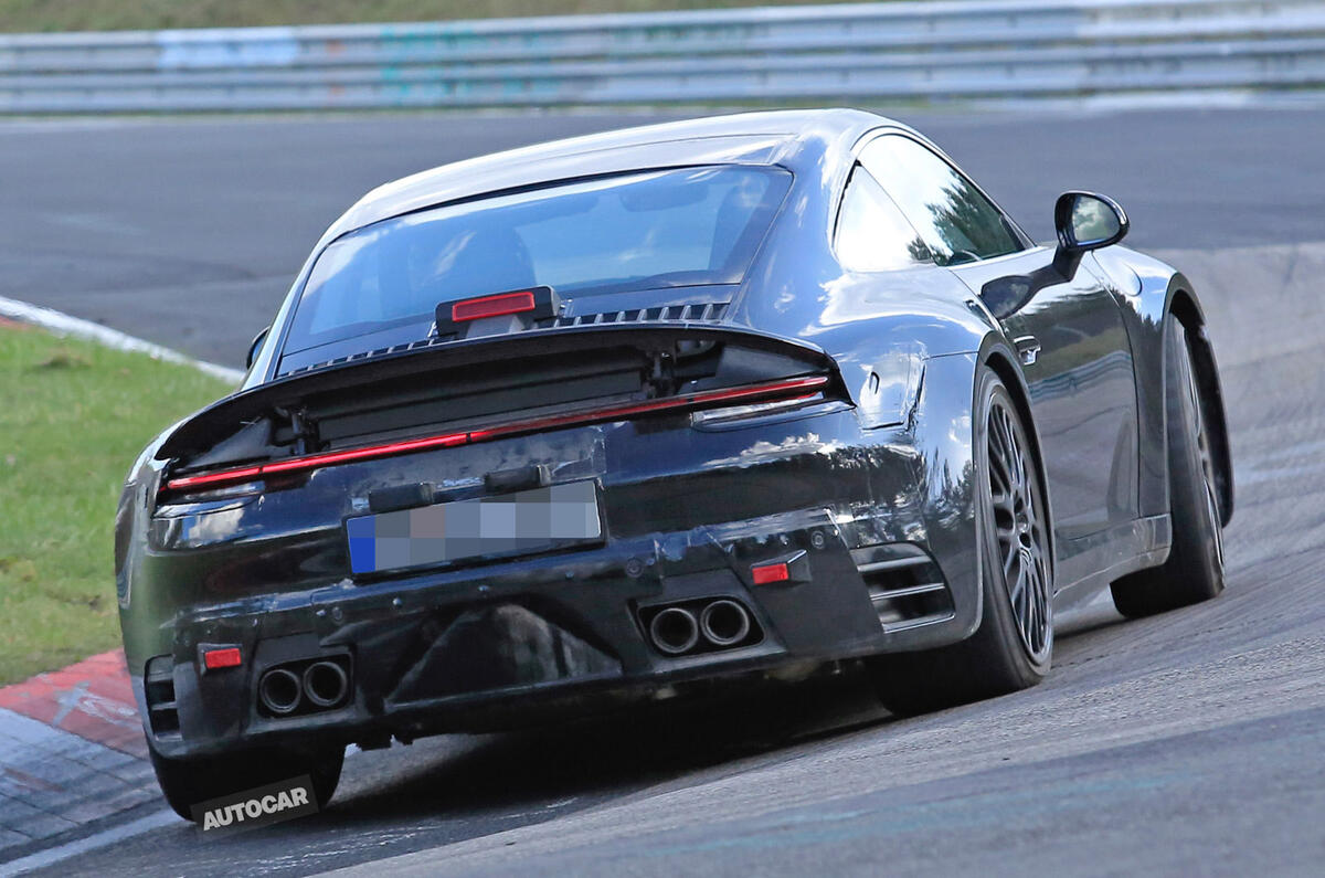 Next Porsche 911 spotted testing at Nürburgring