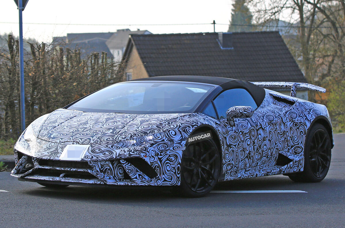 631bhp Lamborghini Huracan Spyder Performante to gun for ...