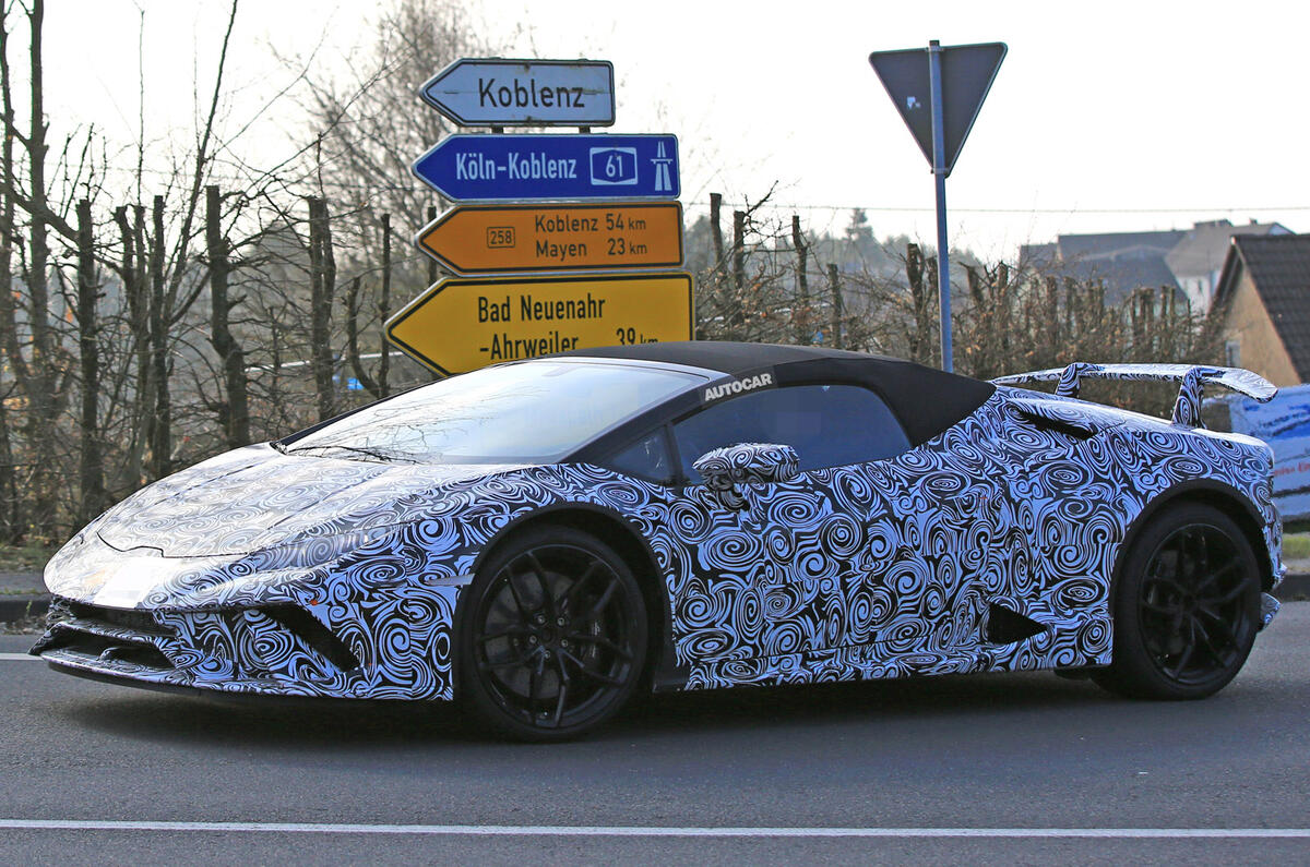 631bhp Lamborghini Huracan Spyder Performante To Gun For Mclaren