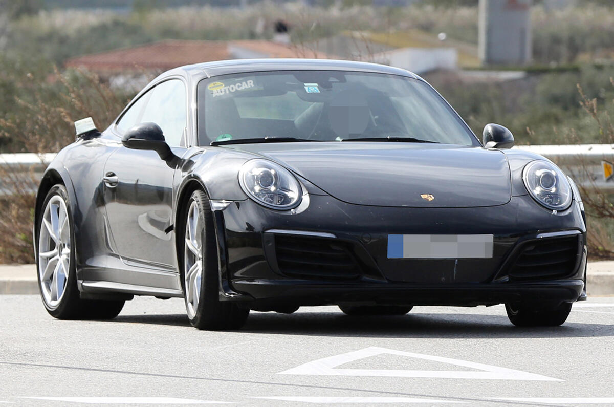Next Porsche 911 spotted testing at Nürburgring