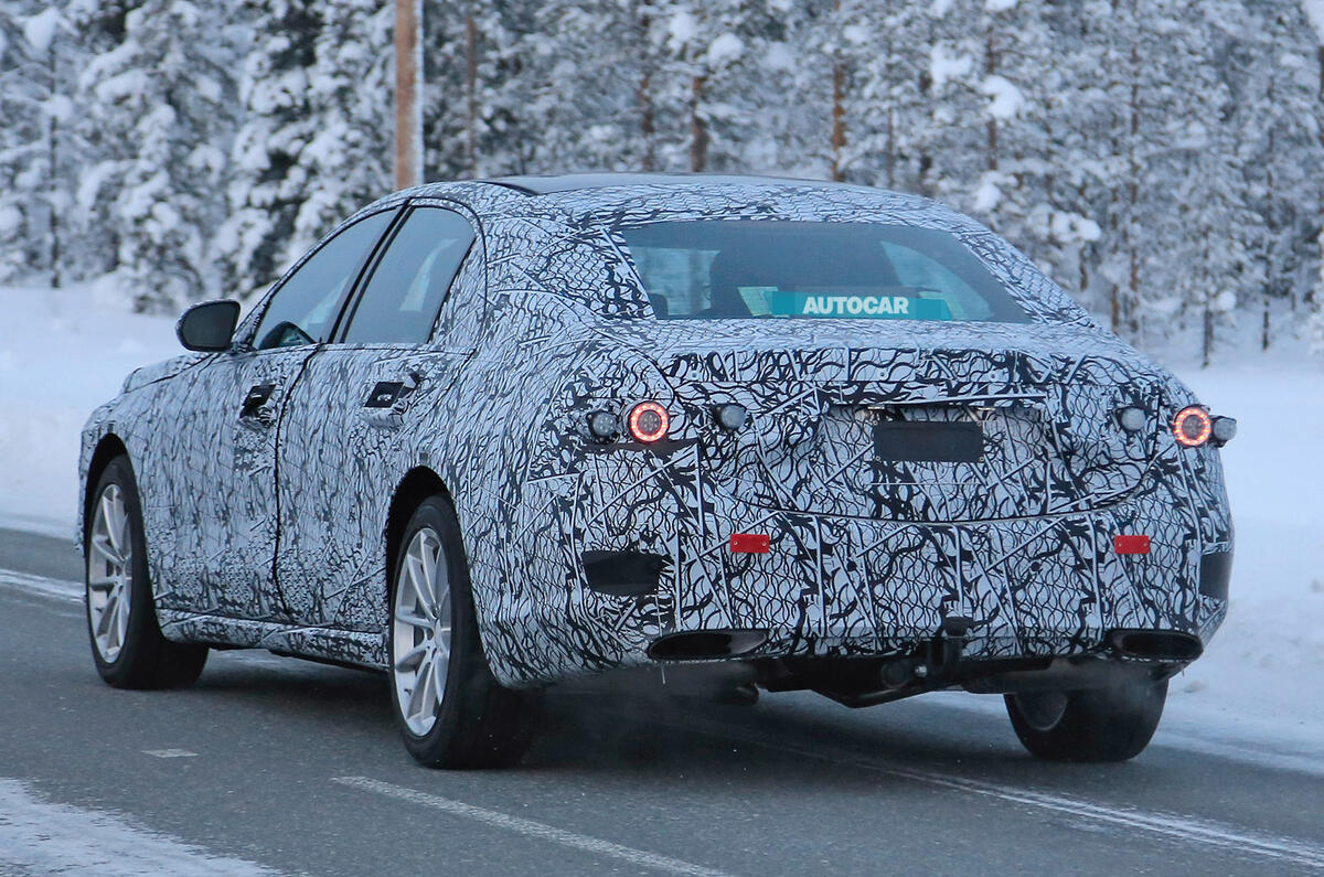 2020 Mercedes-Benz S-Class tests in production bodywork for the first time