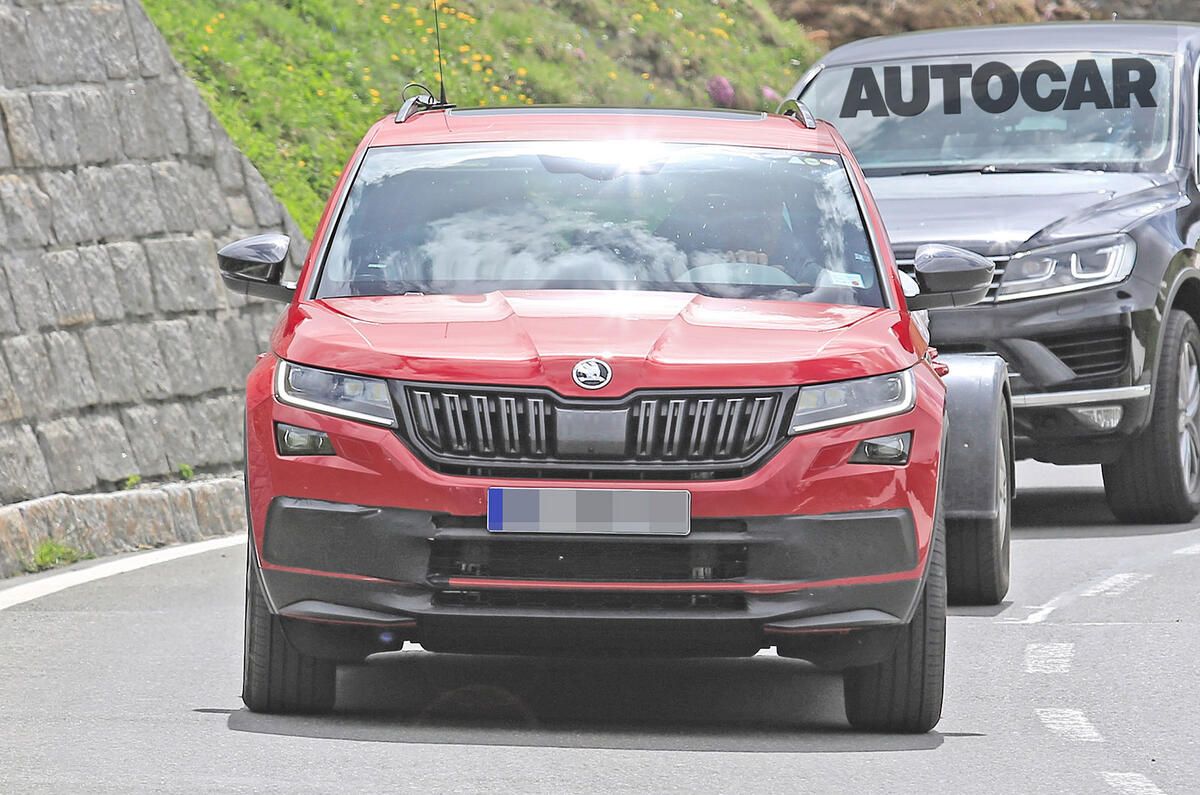 237bhp Skoda Kodiaq vRS spotted testing ahead of autumn reveal