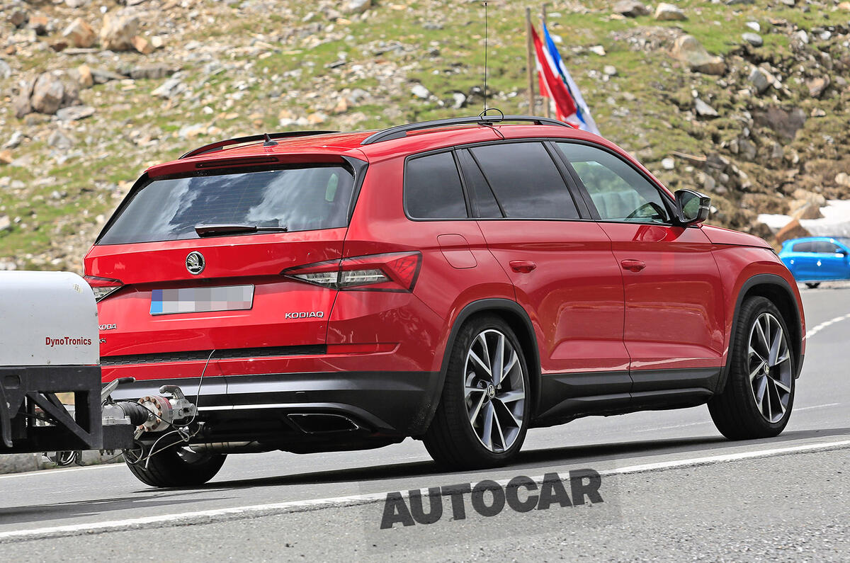 237bhp Skoda Kodiaq vRS spotted testing ahead of autumn reveal