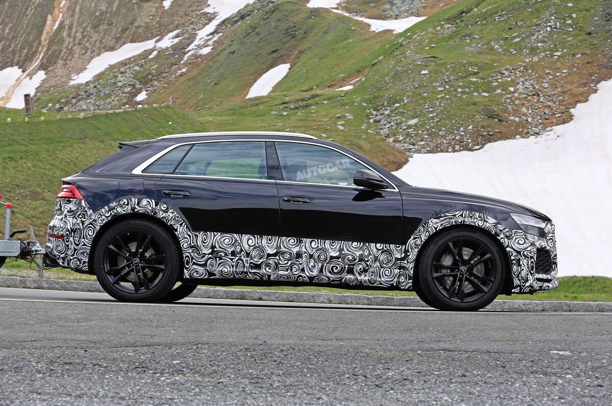 2019 Audi Rs Q8 New Pictures Of 670bhp Hybrid V8 Suv