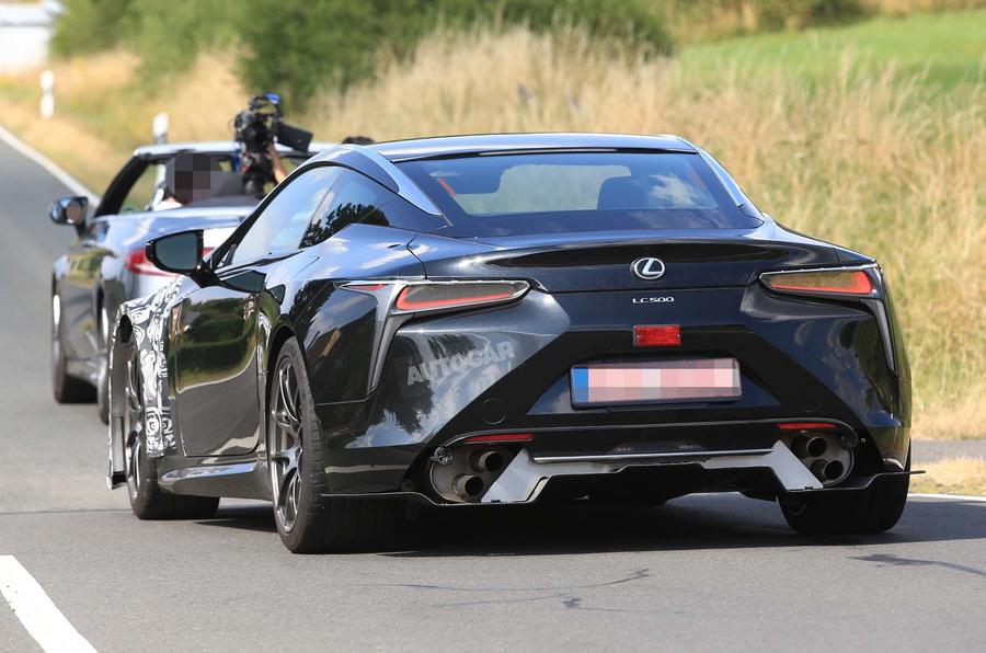 Hotter 2020 Lexus Lc F Spotted Testing For The First Time Autocar