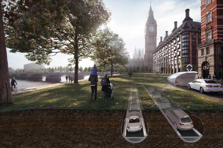  Innovative underground Cartube network could solve city traffic issues