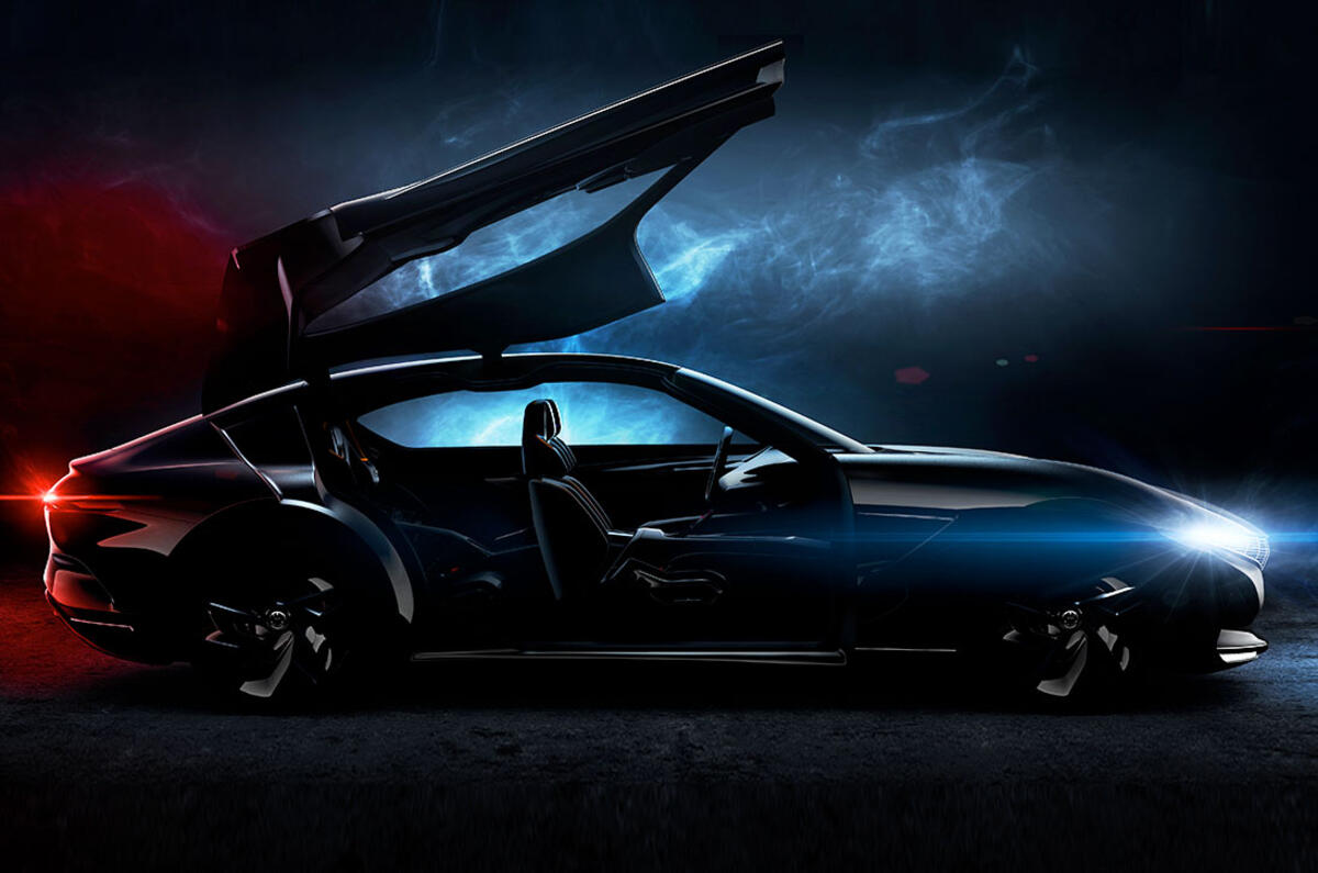 Pininfarina-designed Hybrid Kinetic Group HK GT due with micro-turbine generator electric tech