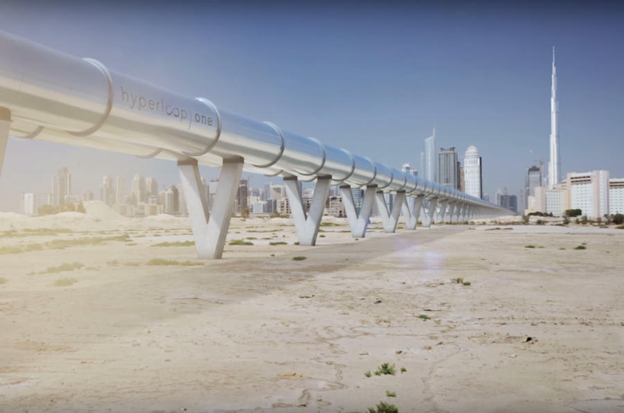 Hyperloop One system demonstrated on video