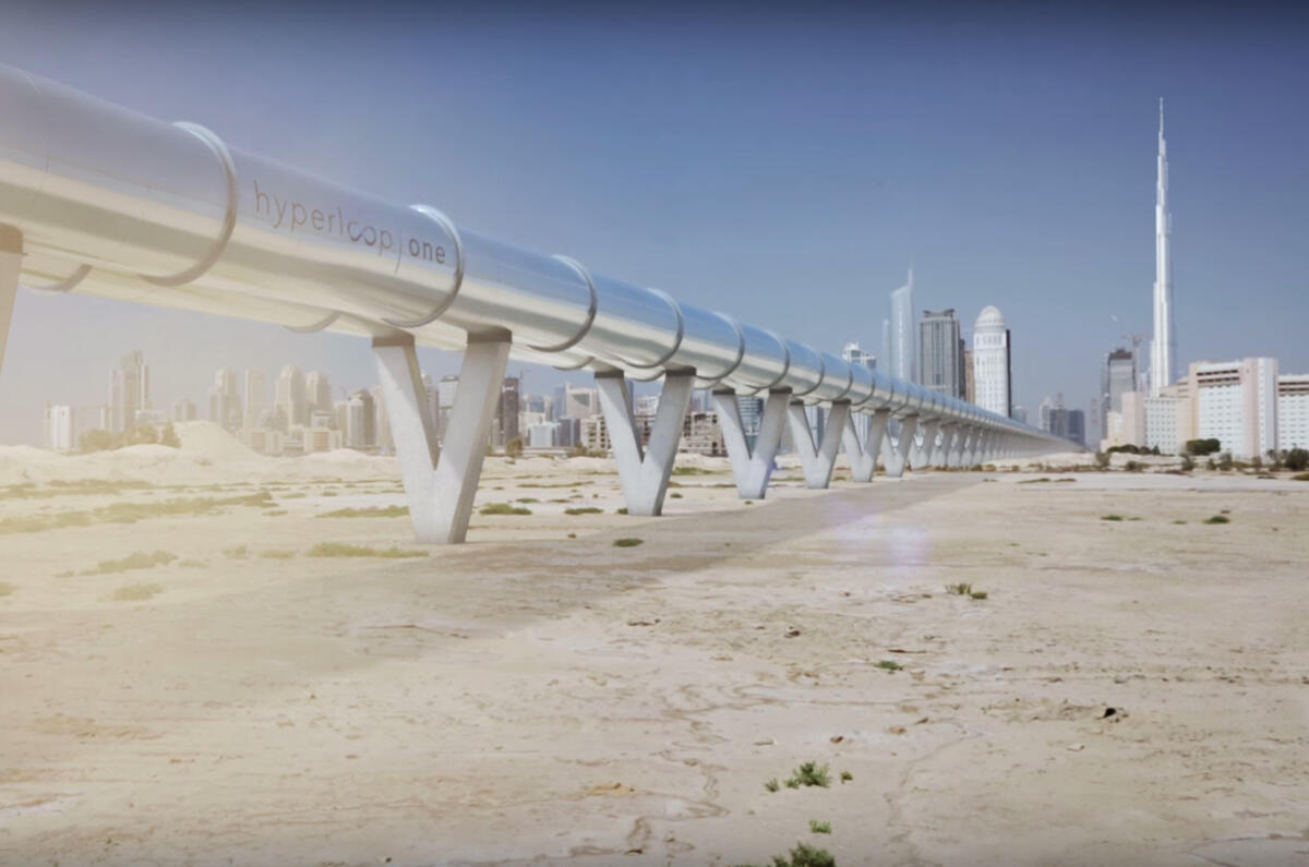 Hyperloop One system demonstrated on video