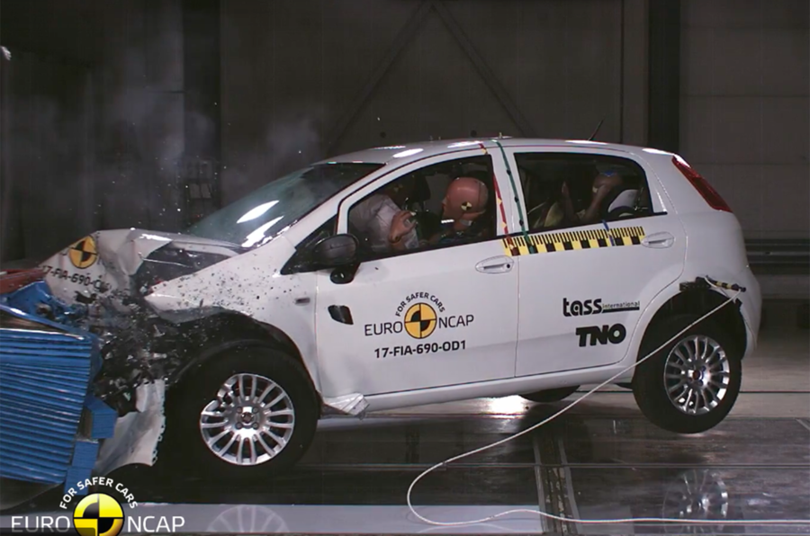 Fiat Punto gets Euro NCAP’s first ever zero-star rating