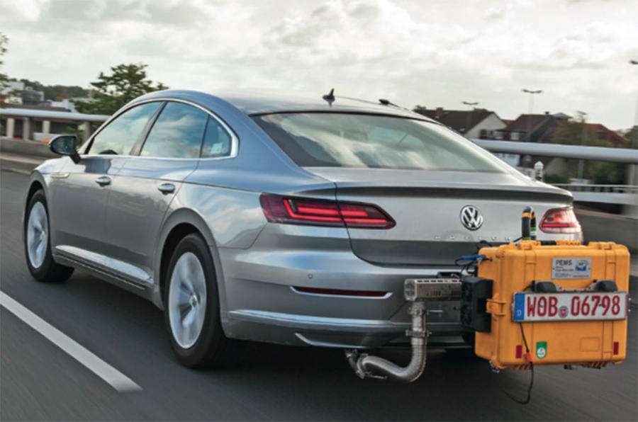 VW exhaust testing 