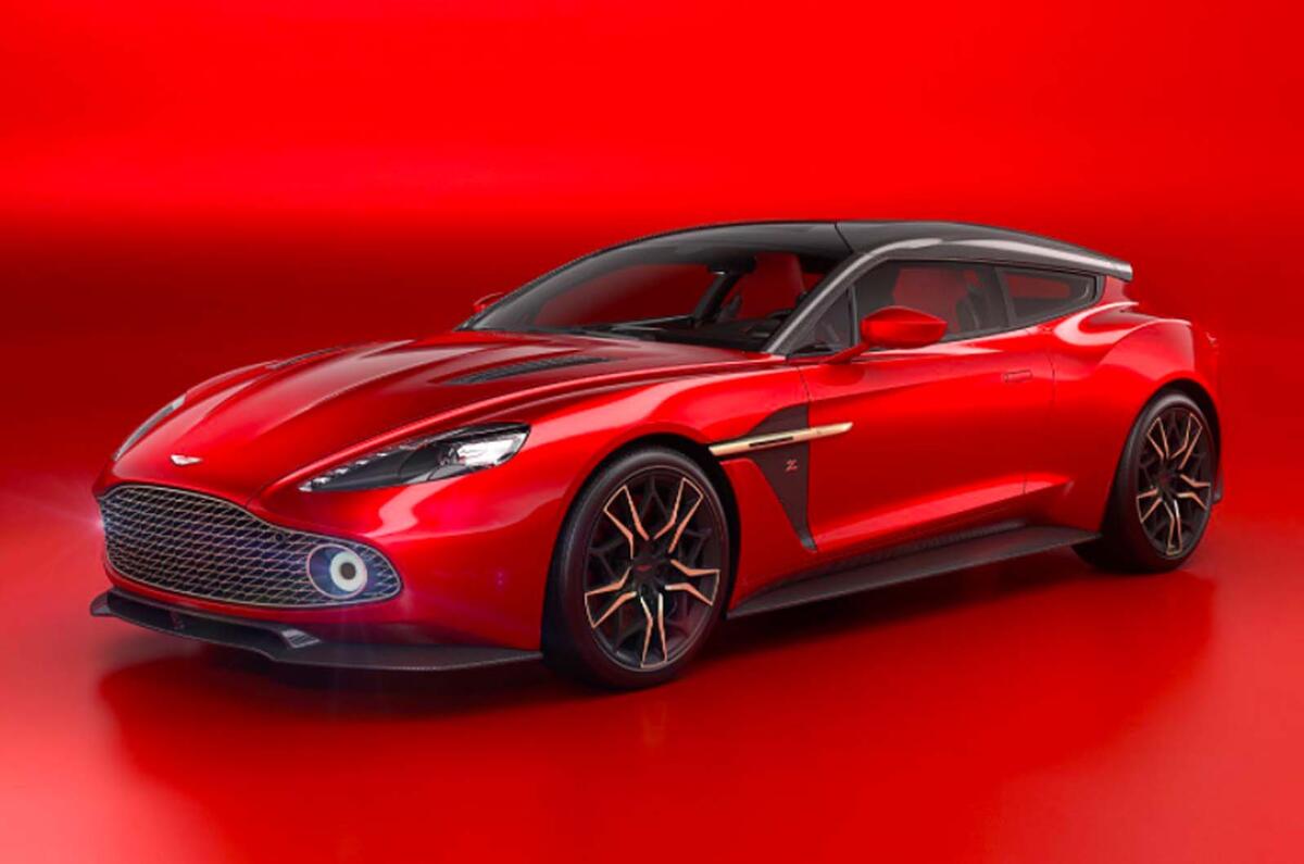 Aston Martin Vanquish Zagato Shooting Brake styling shown in lifesize model  Autocar